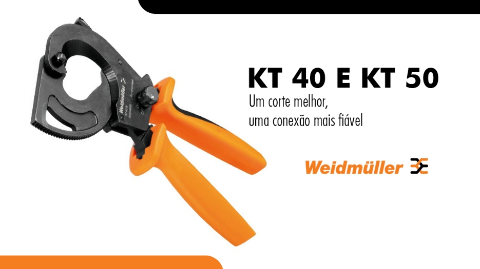 As novas ferramentas KT 40 & KT 50  da Weidmuller